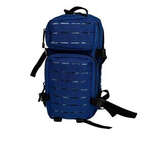 25L Blue Tactical Backpack With Adjustable Straps & Multiple Compartments